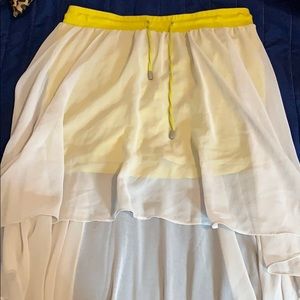 High low skirt